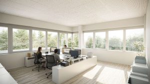 Eckbüro